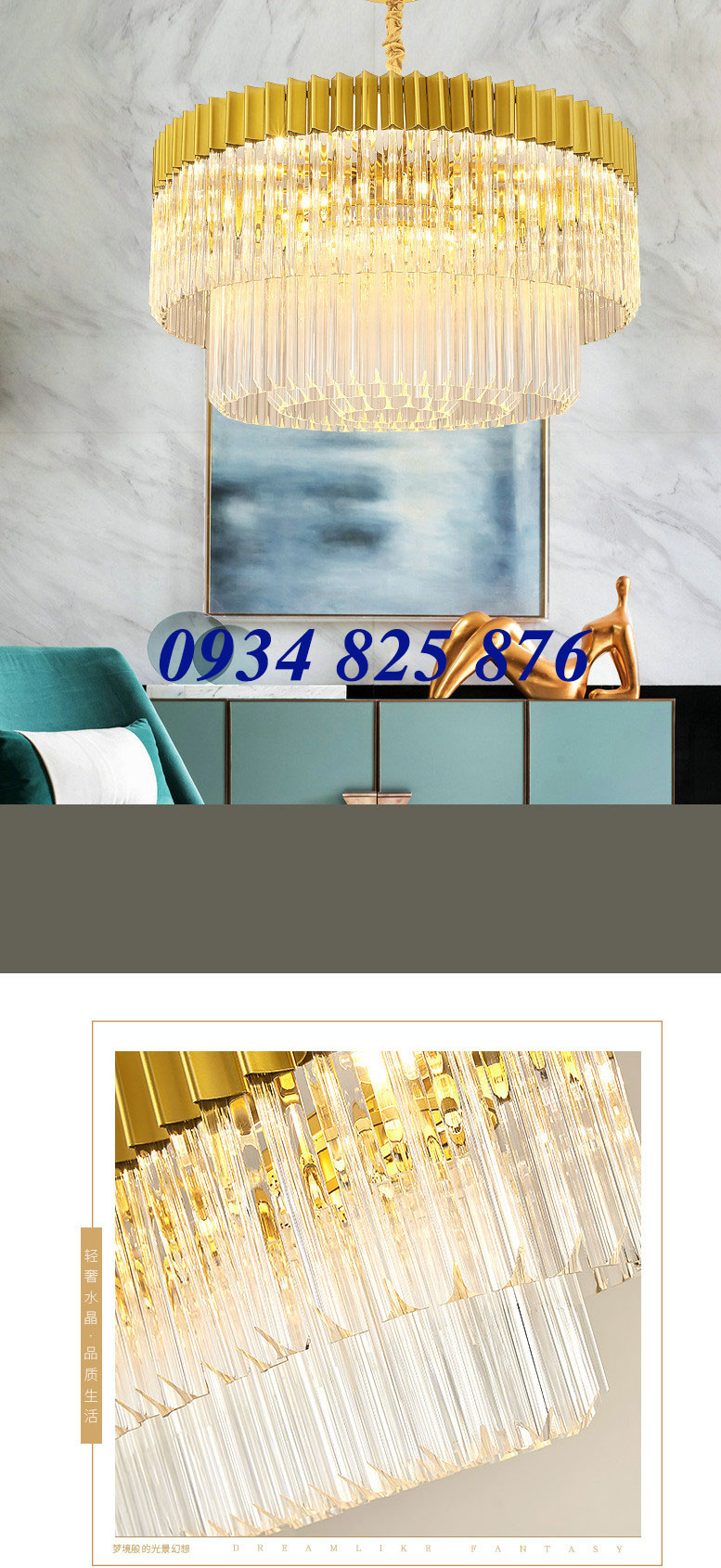 Đèn Chùm Pha Lê-TL6007